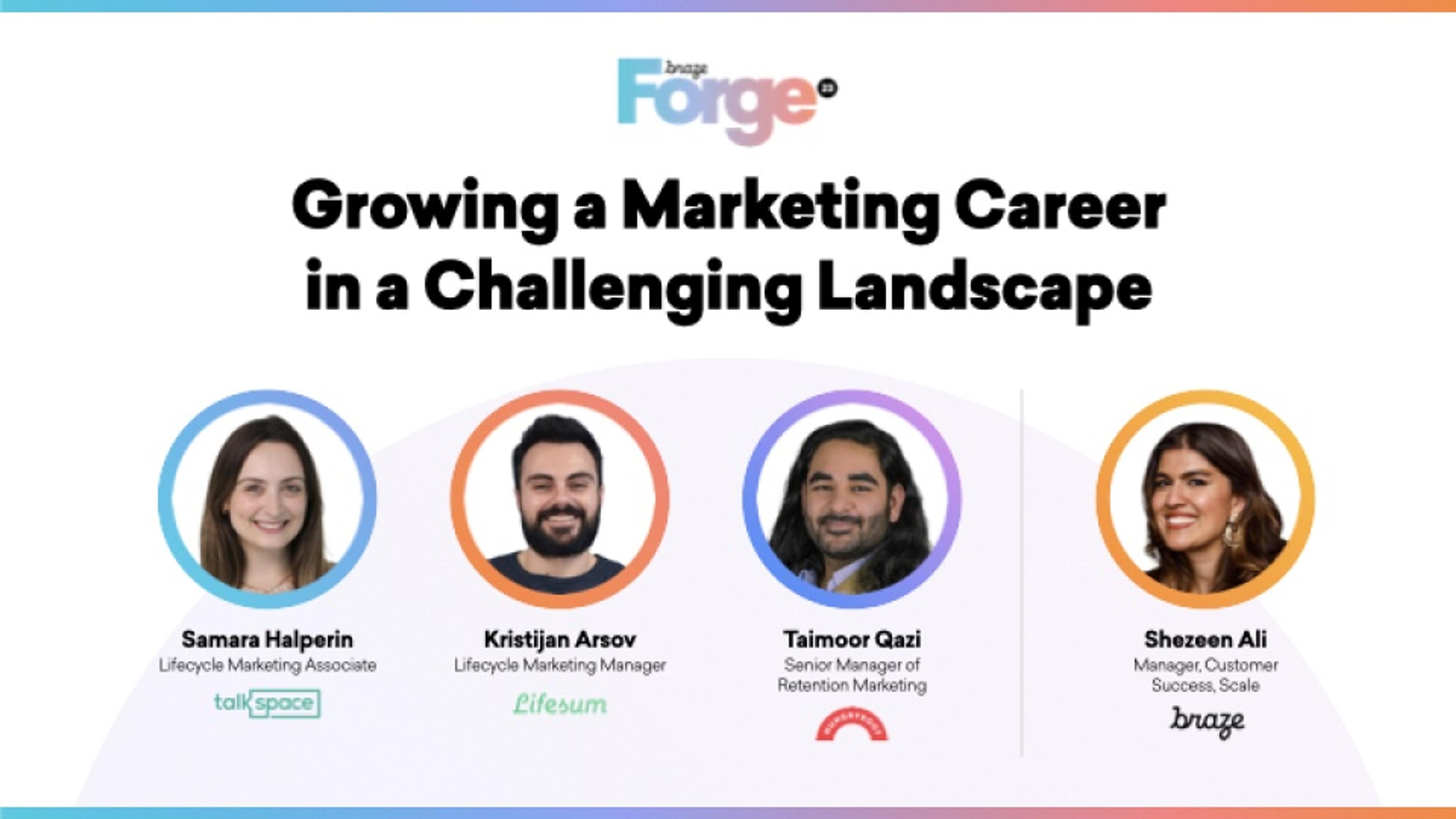Growing a Marketing Career in a Challenging Landscape