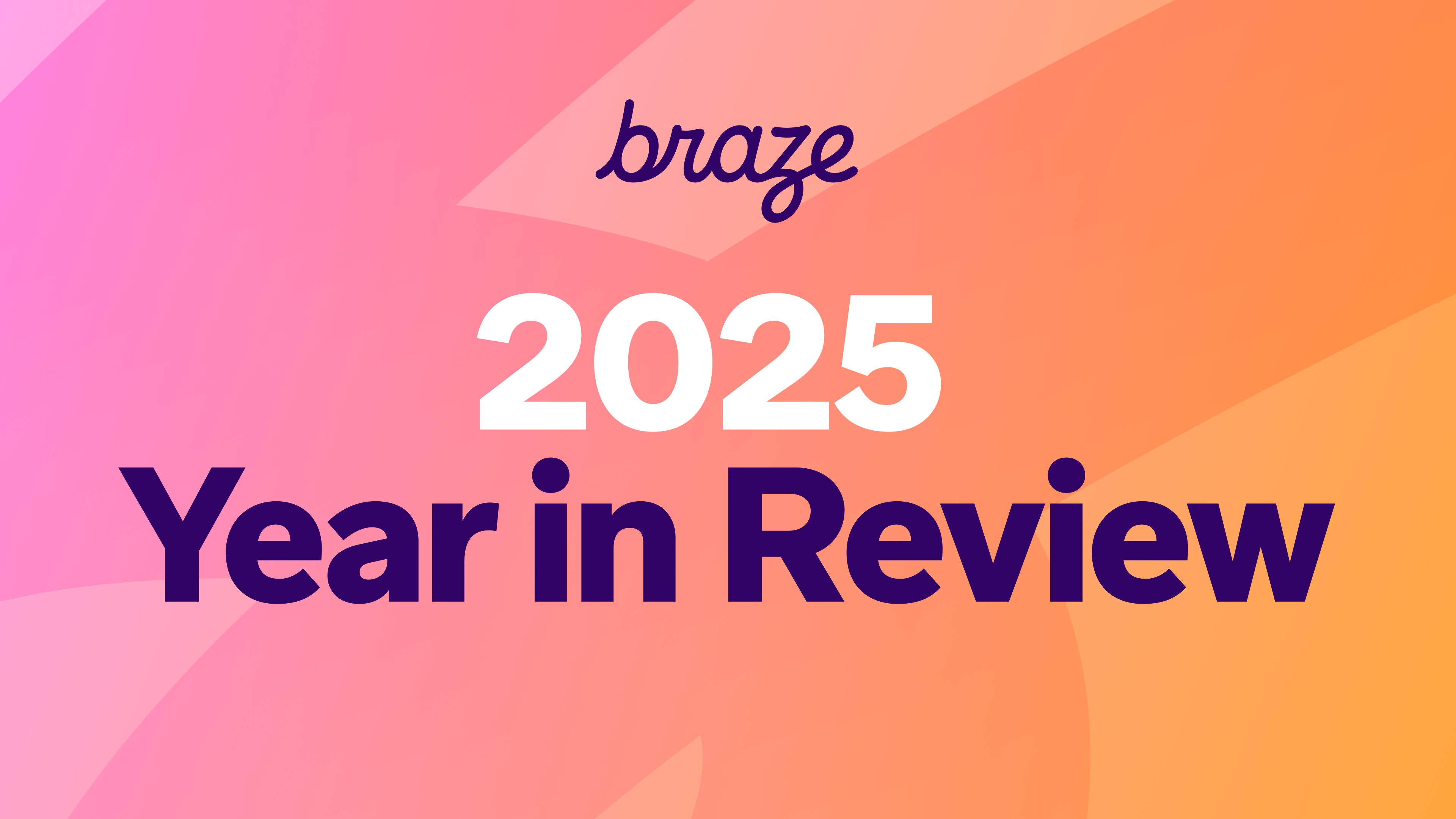 Braze 2025 Year in Review.