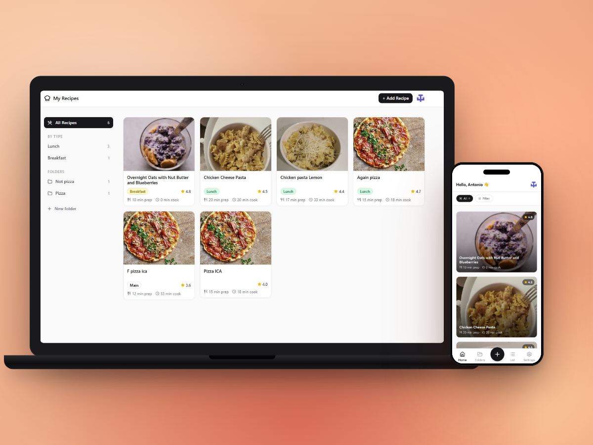 My Recipes App