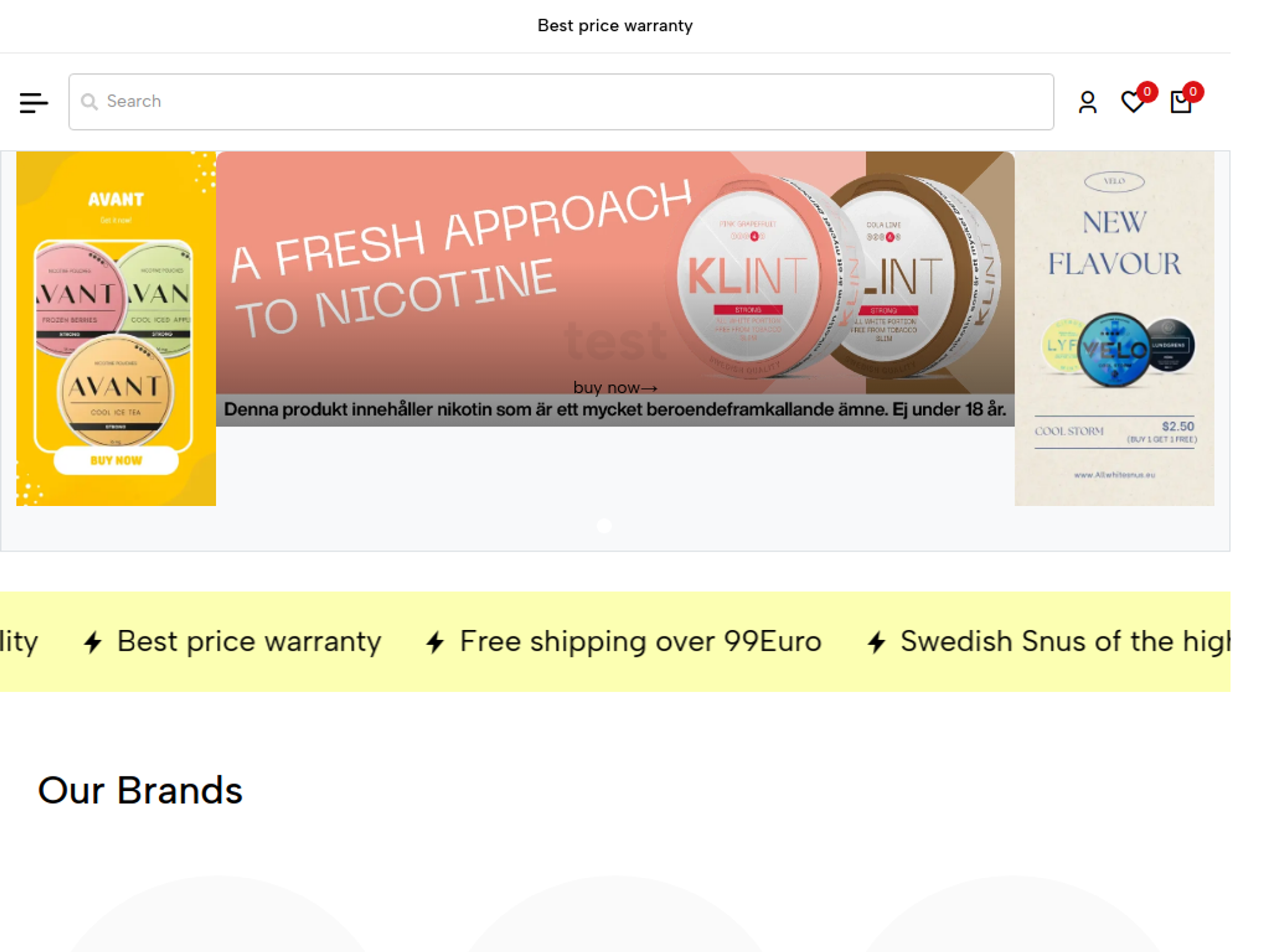صورة غلاف لمنصة All White Snus