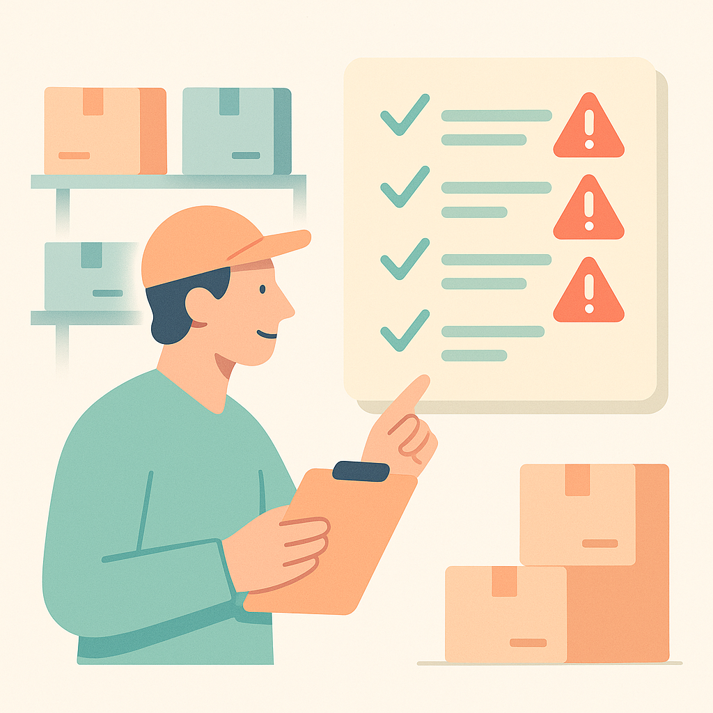 Shipping staff reviewing a Shopify order list filtered to only orders with the Needs review tag applied.