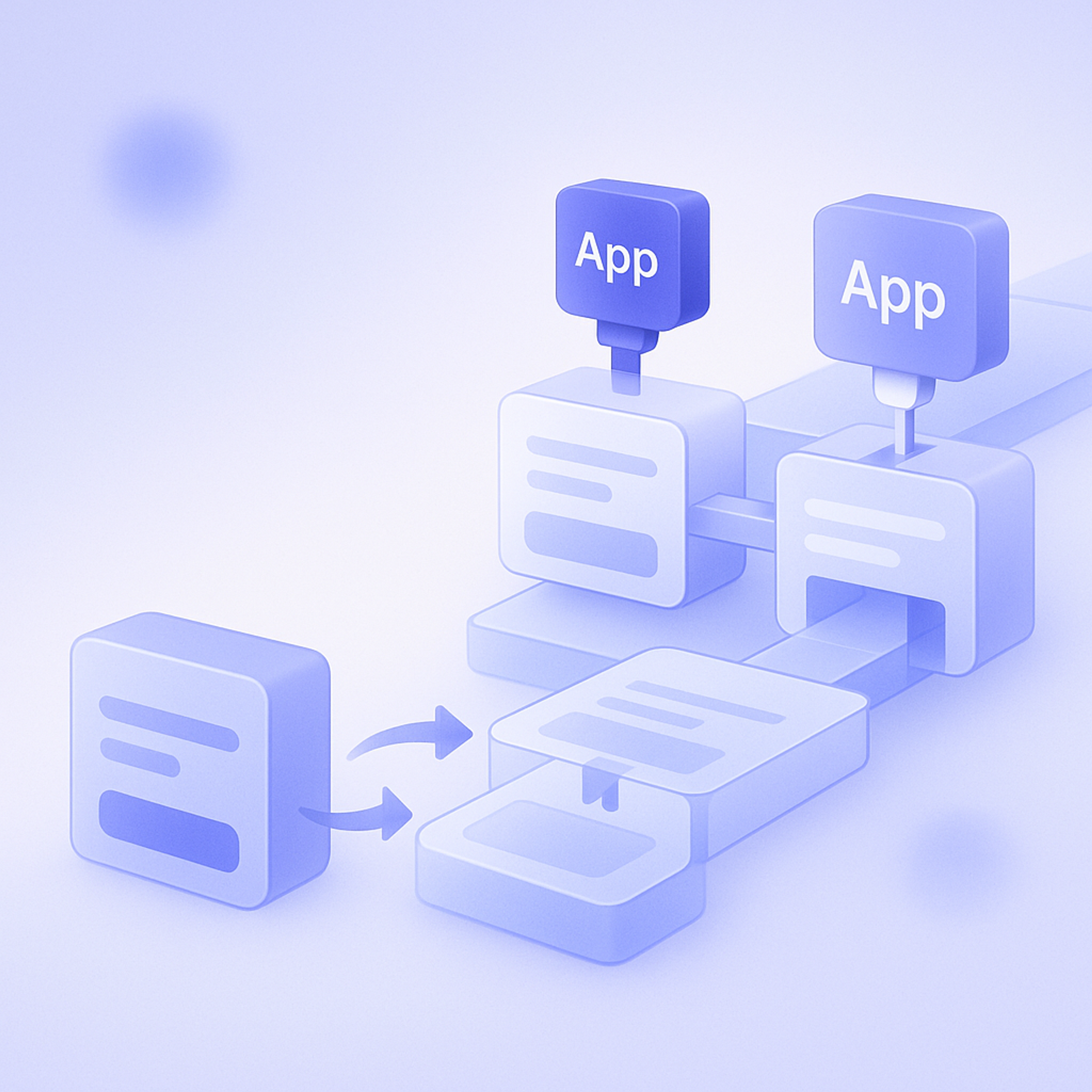 Conceptual diagram of customizing Shopify checkout by dragging and dropping app-provided blocks into the layout