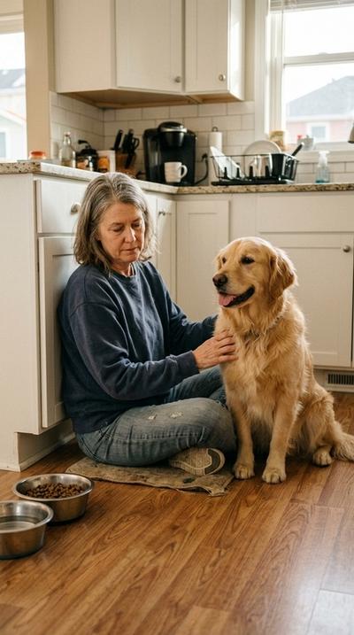 pet with the owner