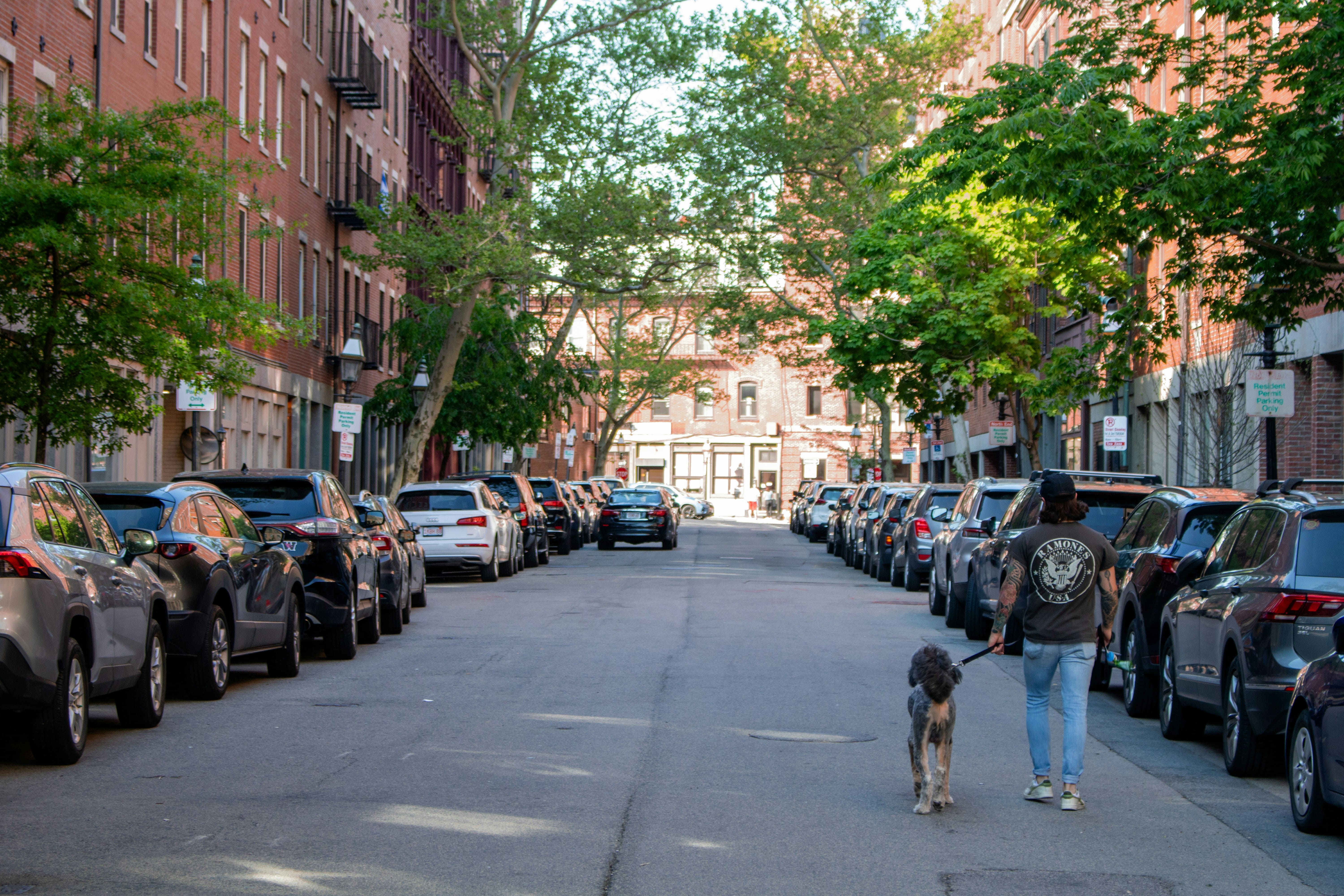 man with dog
