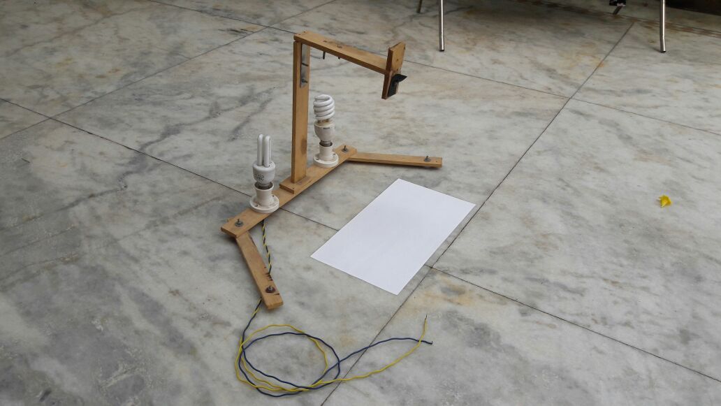 DIY table-top recording tripod rig