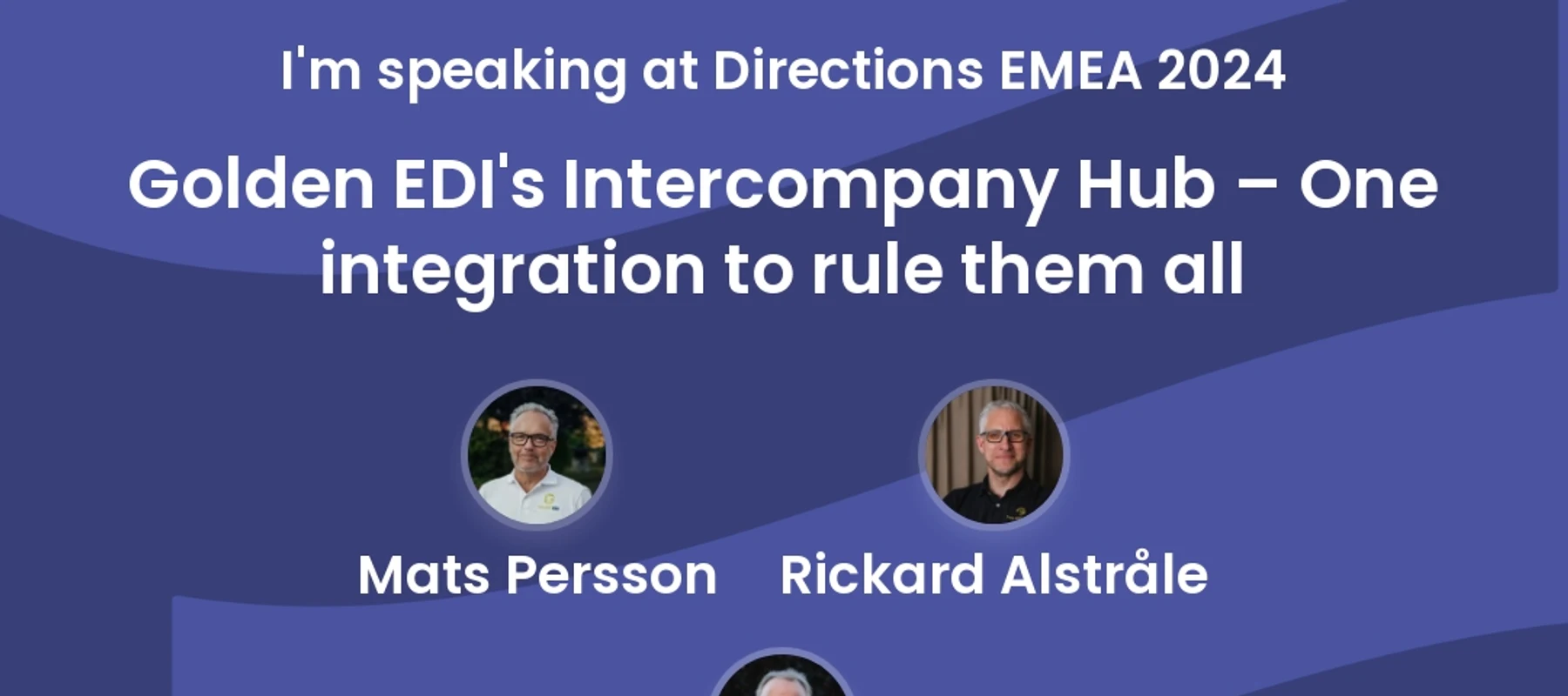 We are speaking at Directions EMEA