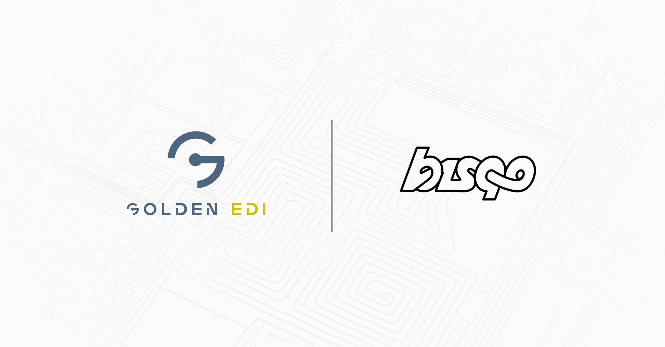 Golden EDI and Bisqo logos