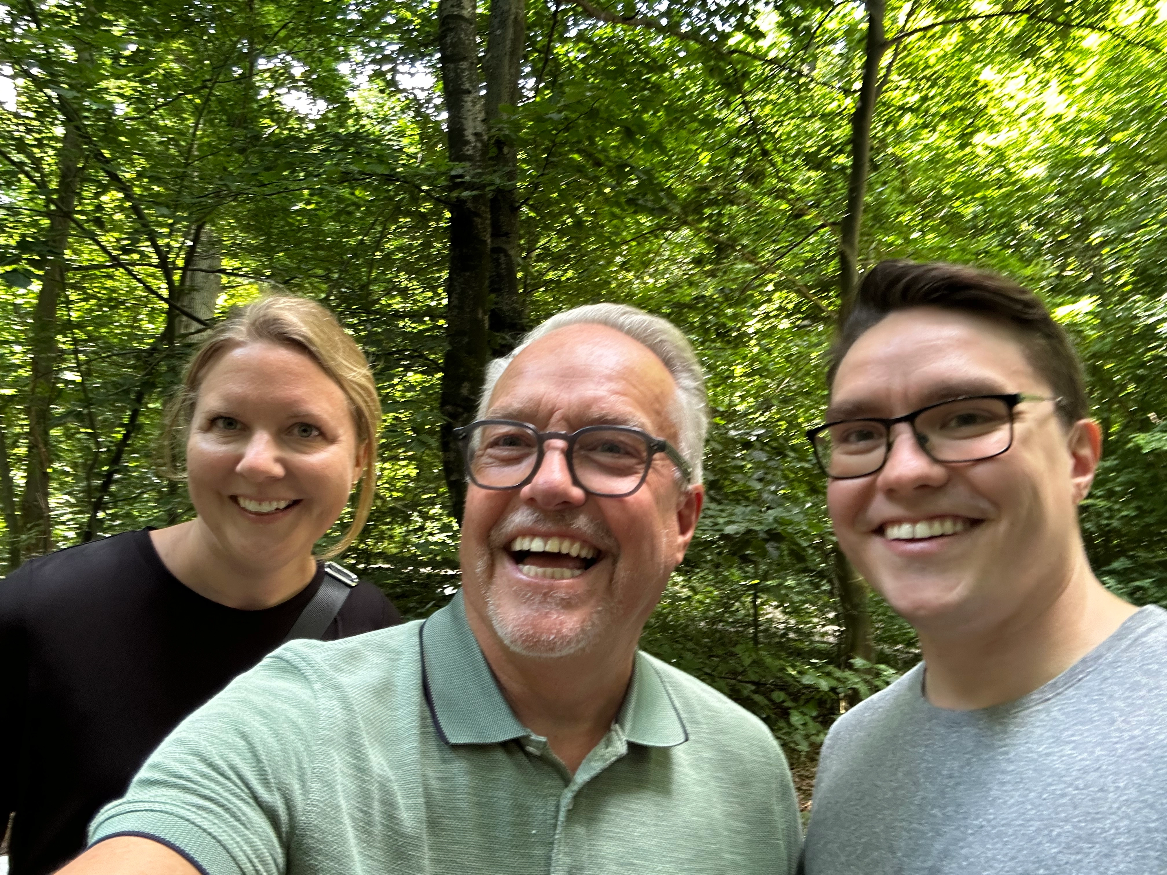 3 colleagues from Golden EDI during their lunch walk 