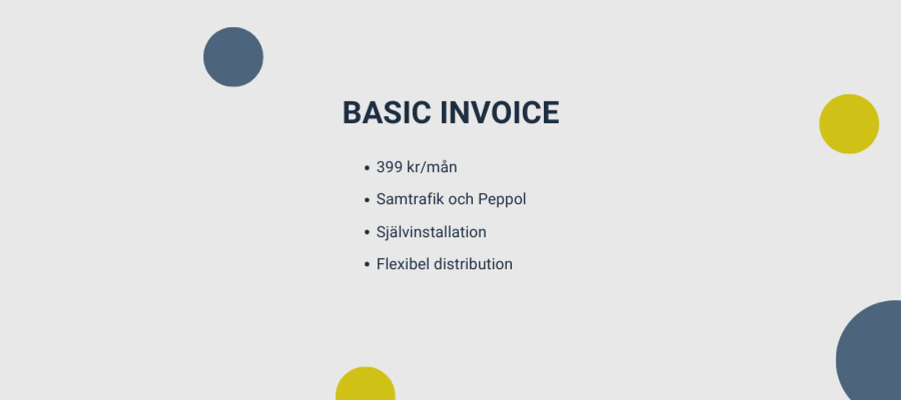 Basic Invoice är enklare än man kan tro