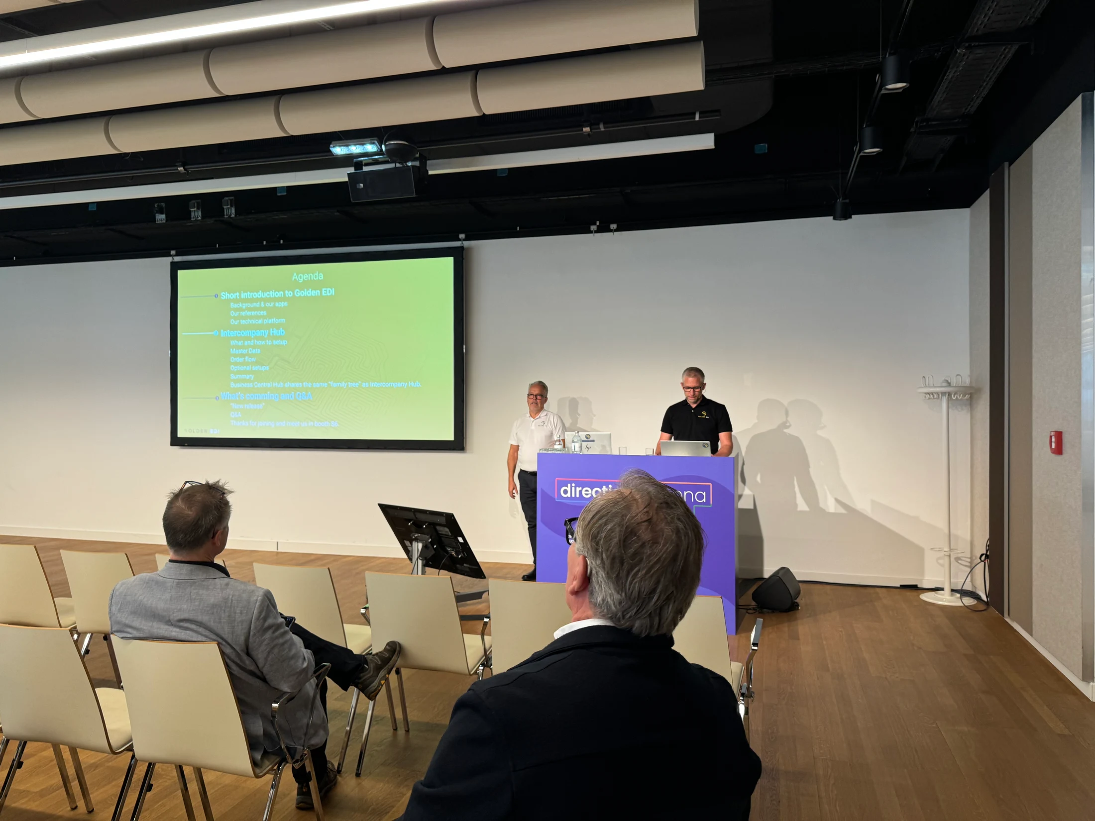 Mats Persson and Rickard Alstråle during our session at EMEA 2024.