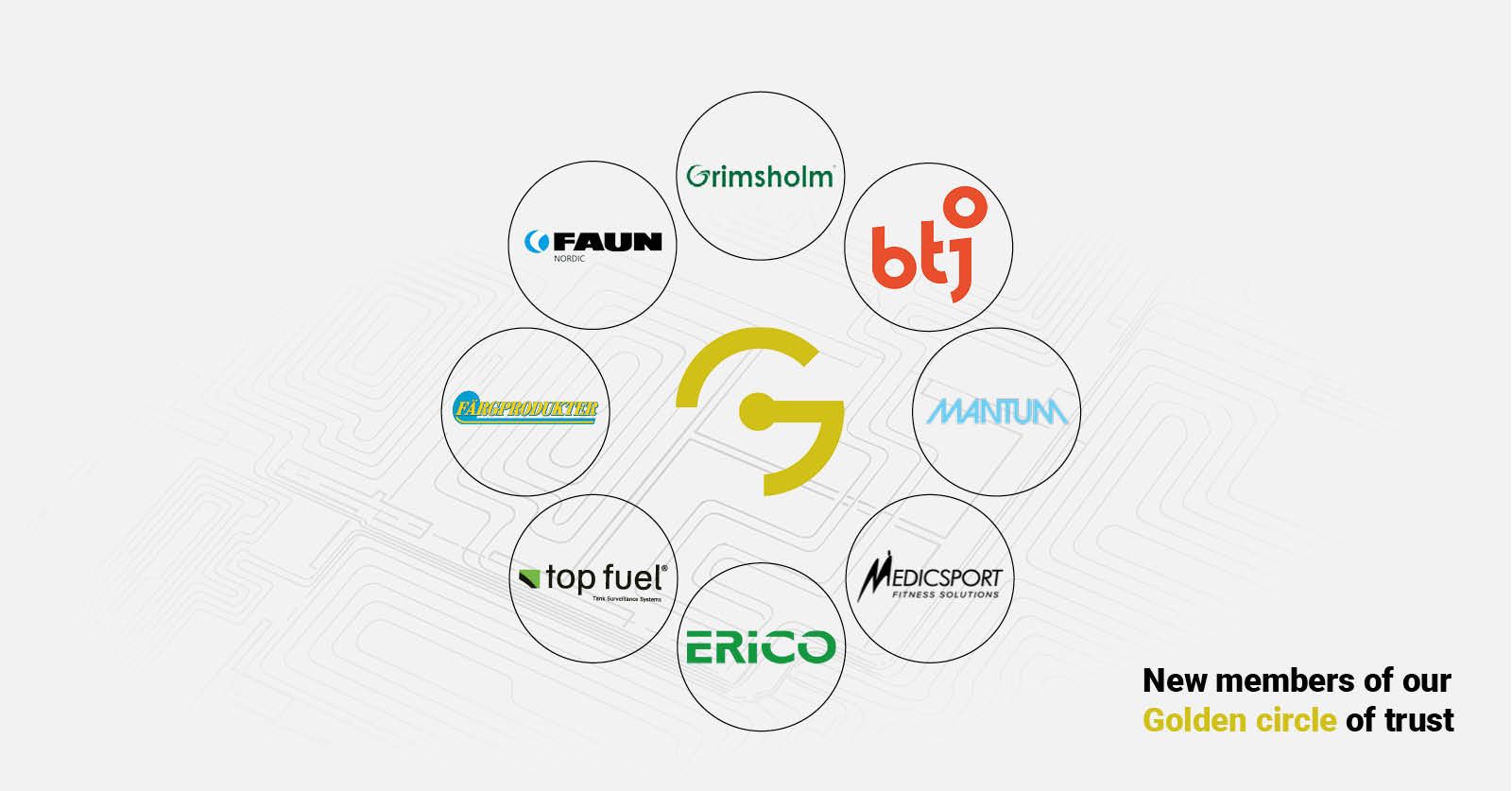 New members of the Golden Circle