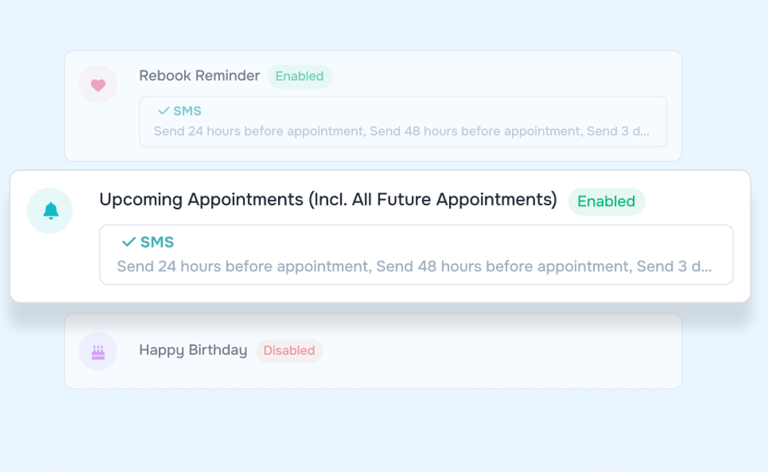 Automatic Reminders shown inside Savvy Pet