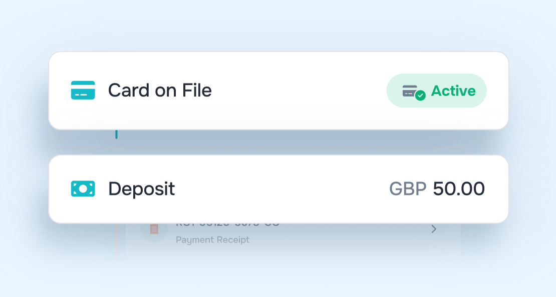 Deposits and Payments shown inside Savvy Pet