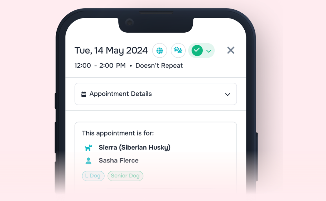 Mobile Access shown inside Savvy Pet