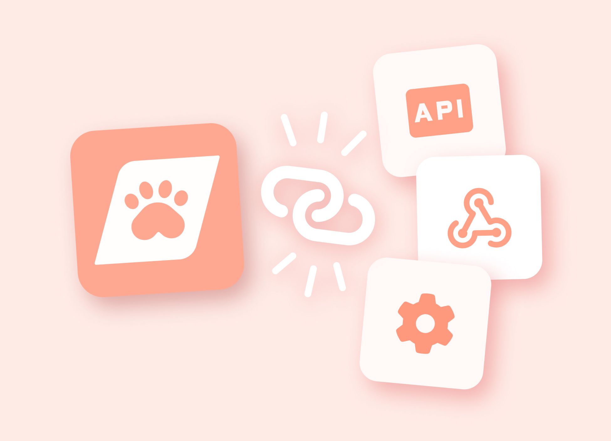 API, webhook, and integration iconography