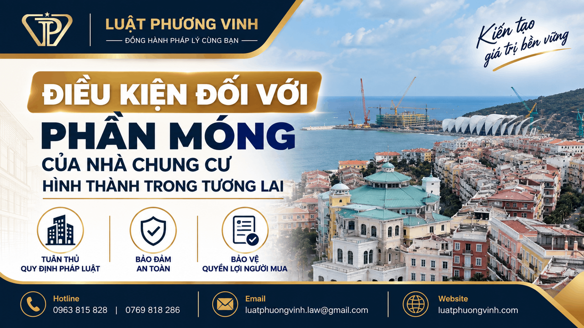 Điều kiện đối với phần móng của nhà chung cư hình thành trong tương lai