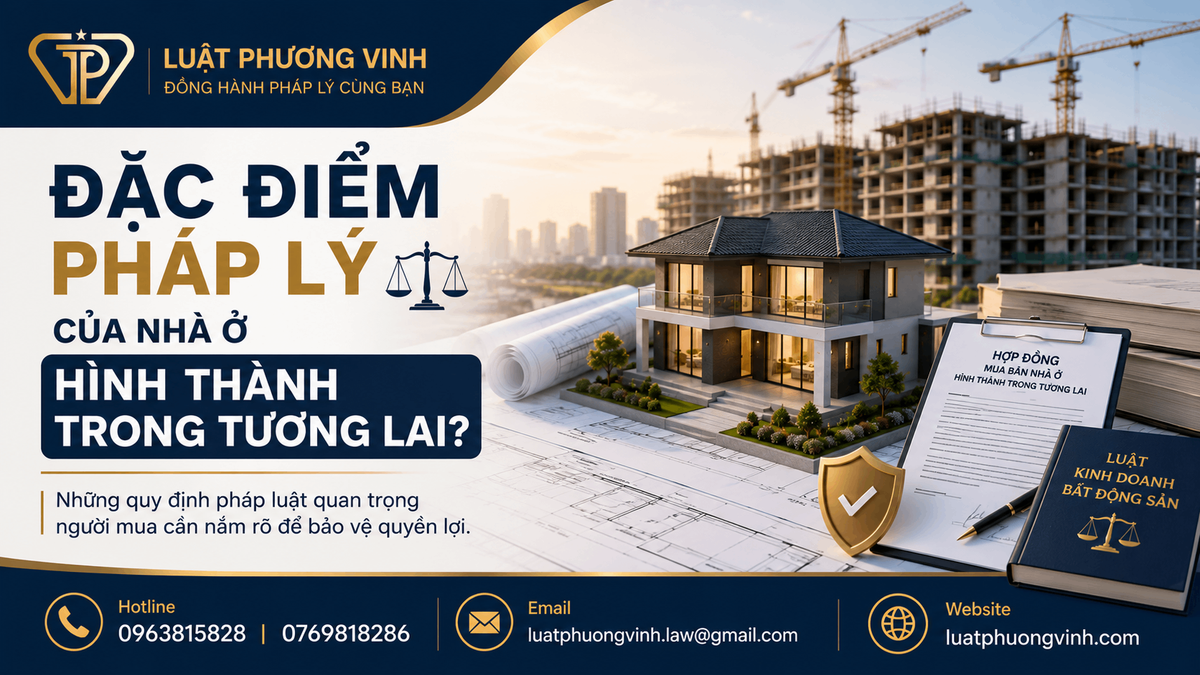 Đặc điểm pháp lý của nhà ở hình thành trong tương lai?