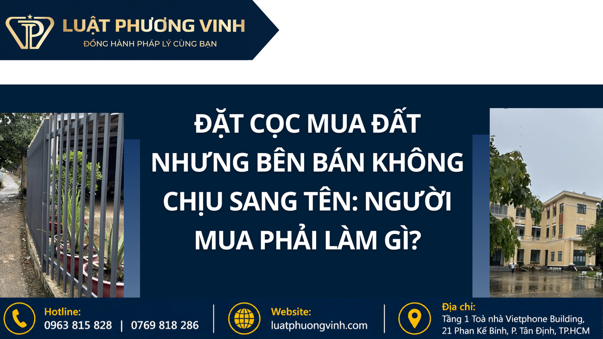 Đặt cọc mua đất nhưng bên bán không chịu sang tên: Người mua phải làm gì?