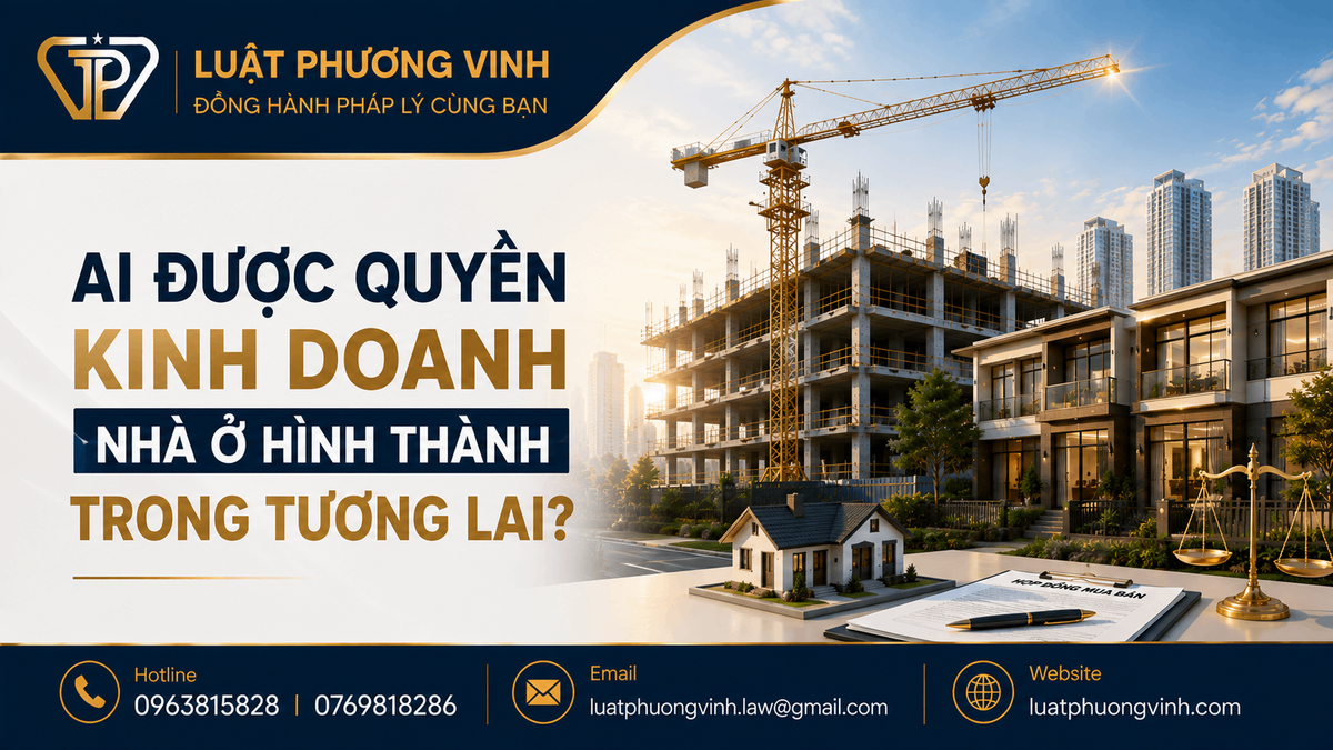 Ai được quyền kinh doanh nhà ở hình thành trong tương lai?