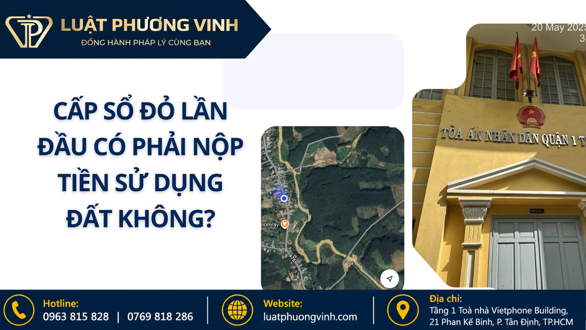 Cấp sổ đỏ lần đầu có phải nộp tiền sử dụng đất không?