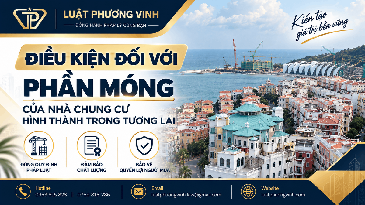 Điều kiện đối với phần móng của nhà chung cư hình thành trong tương lai