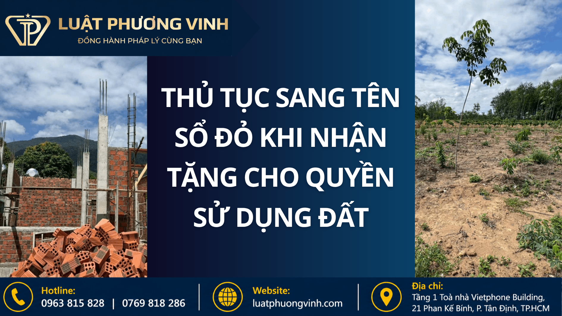 Thủ tục sang tên sổ đỏ khi nhận tặng cho quyền sử dụng đất