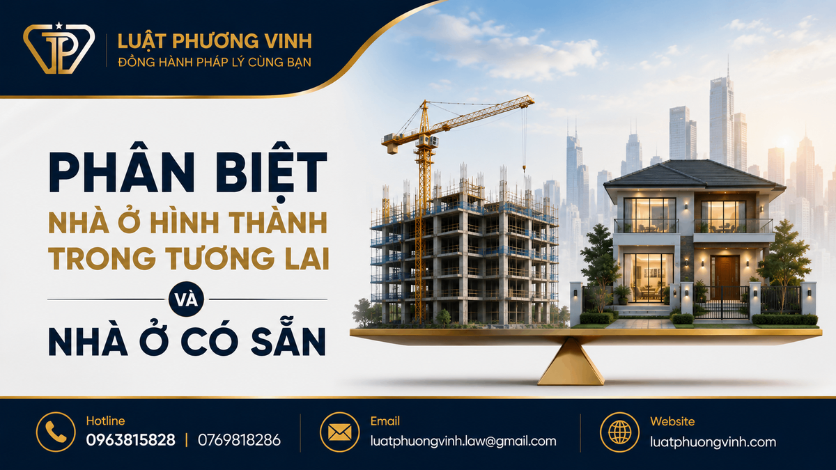 Phân biệt nhà ở hình thành trong tương lai và nhà ở có sẵn?