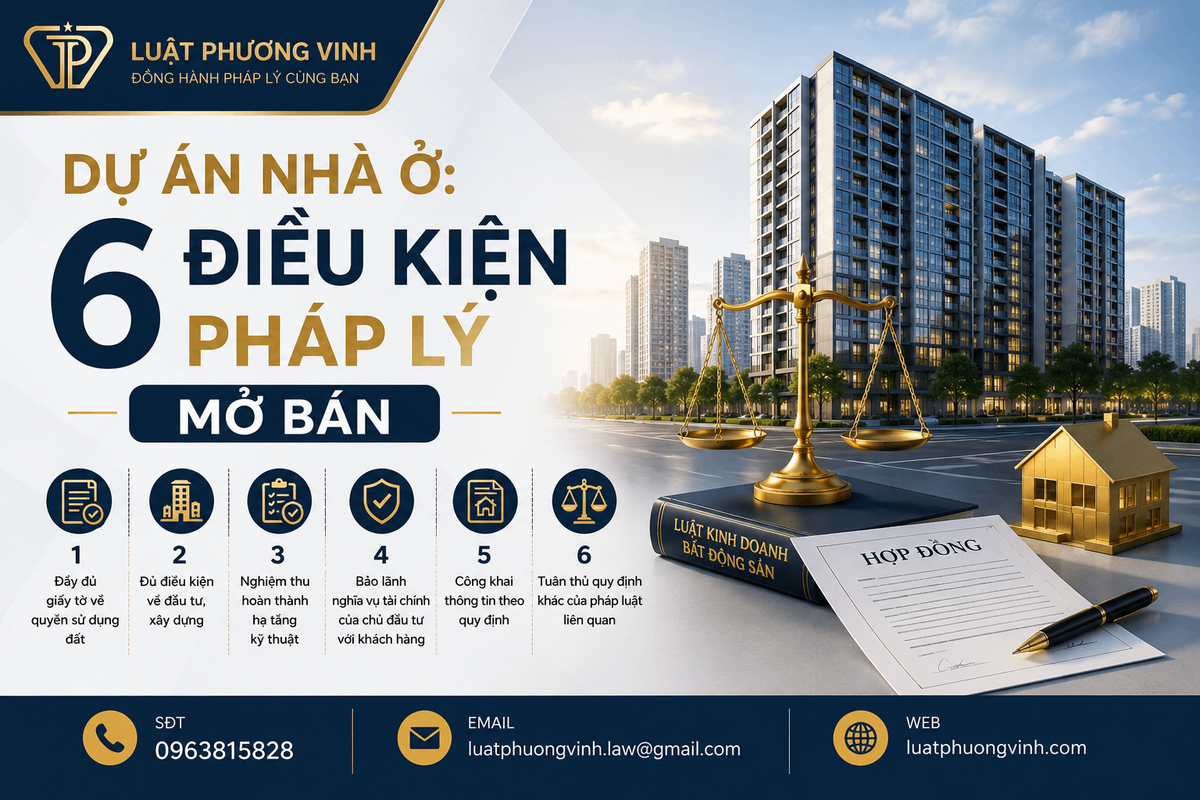 Dự án nhà ở: 6 điều kiện pháp lý mở bán