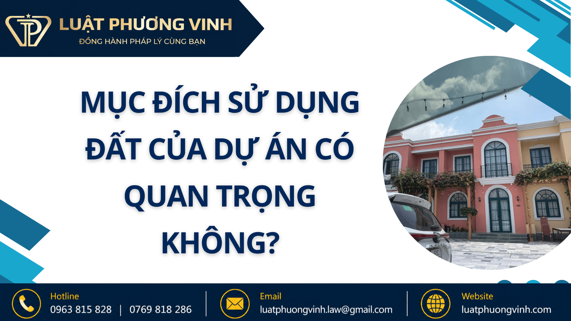 Mục đích sử dụng đất của dự án có quan trọng không?