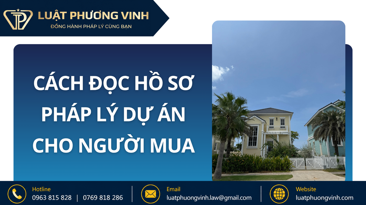 Cách đọc hồ sơ pháp lý dự án cho người mua