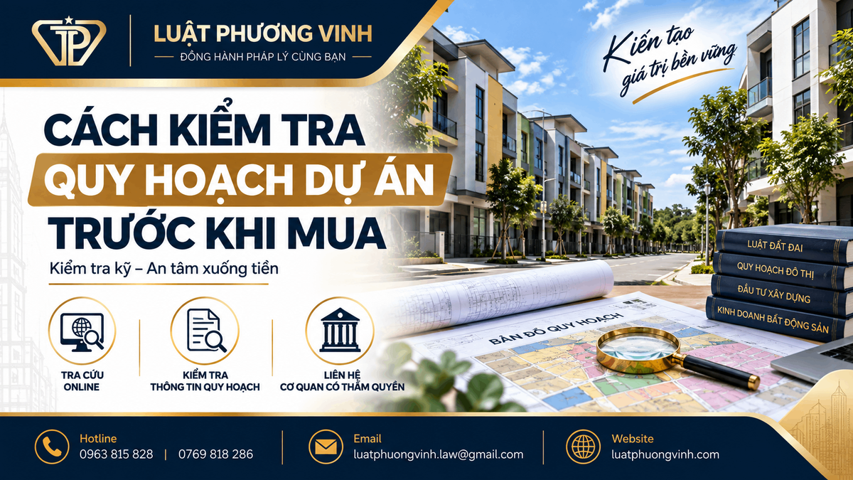 Cách kiểm tra quy hoạch dự án trước khi mua