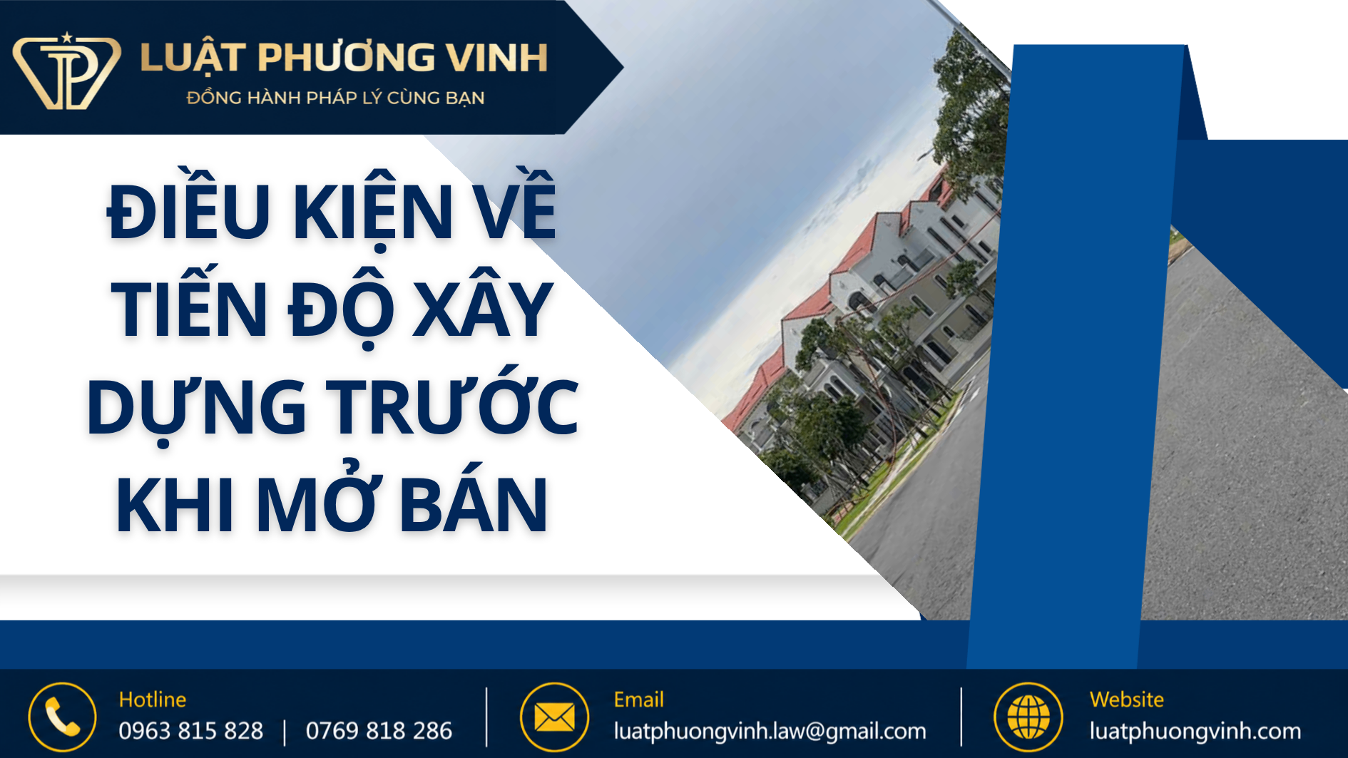 Điều kiện về tiến độ xây dựng trước khi mở bán