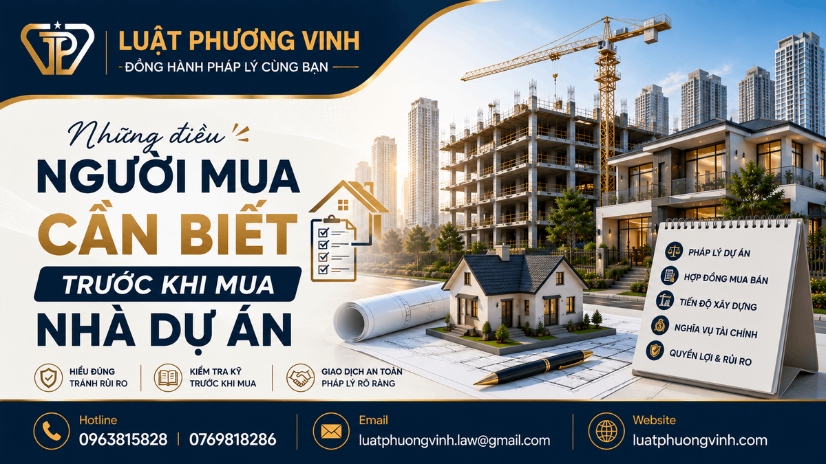 Những điều người mua cần biết trước khi mua nhà dự án?