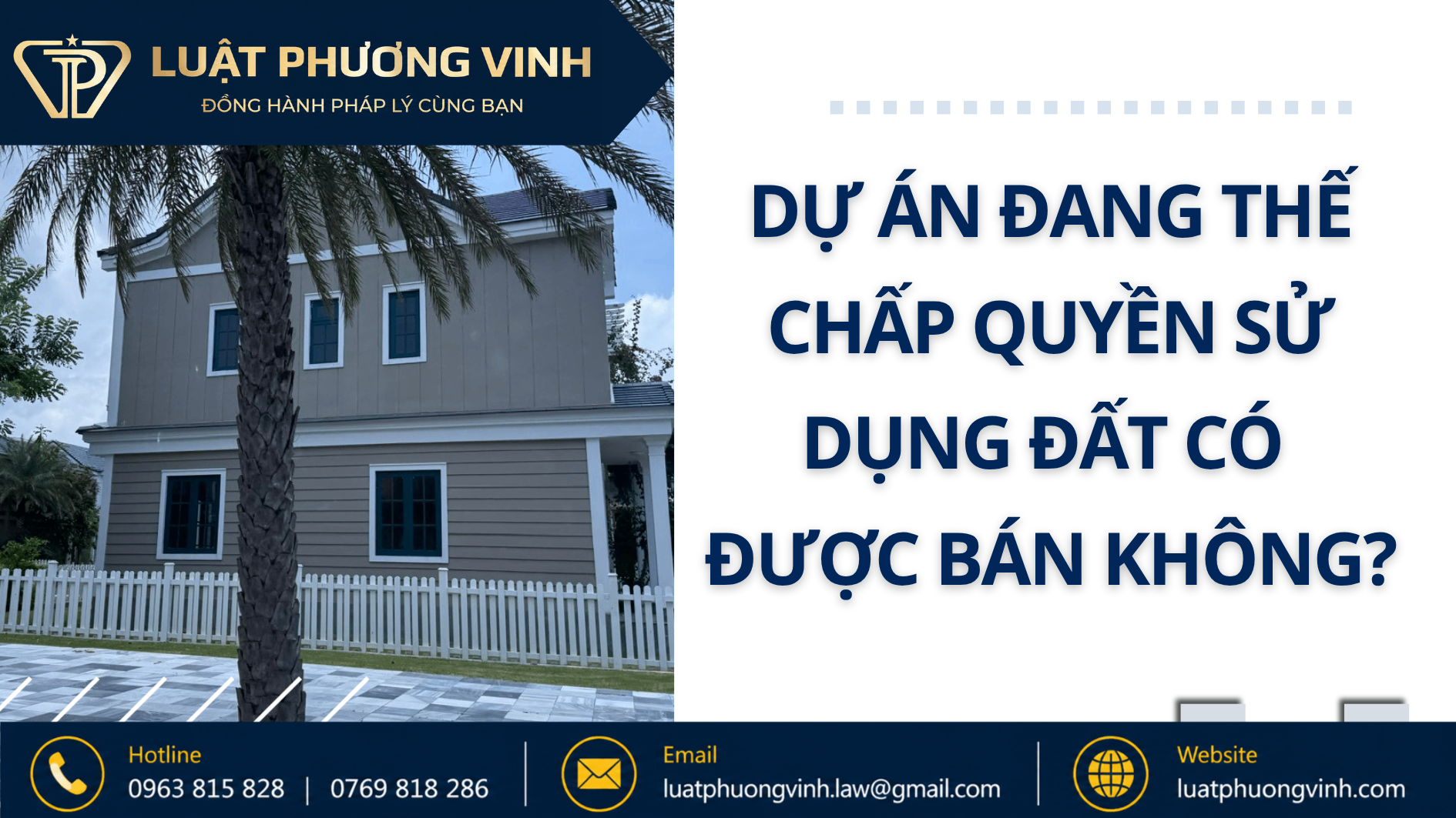 Dự án đang thế chấp quyền sử dụng đất có được bán không?
