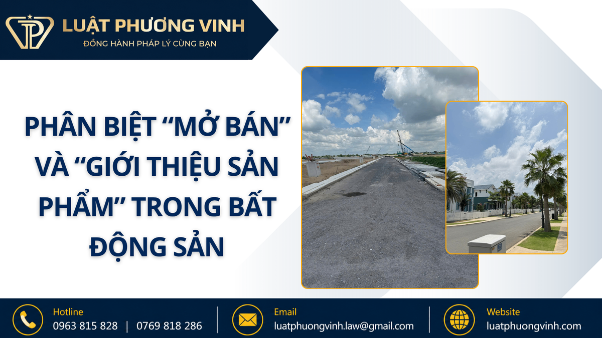 Phân biệt “mở bán” và “giới thiệu sản phẩm” trong bất động sản