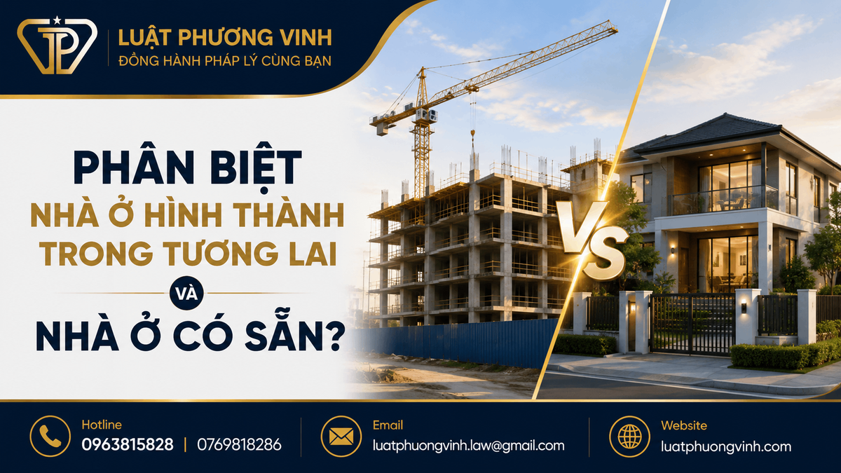 Phân biệt nhà ở hình thành trong tương lai và nhà ở có sẵn?