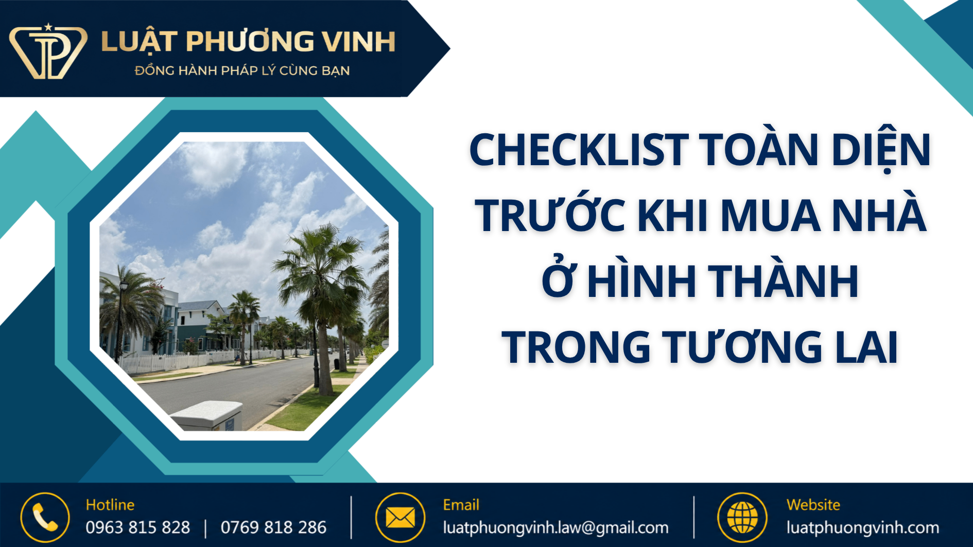 Checklist toàn diện trước khi mua nhà ở hình thành trong tương lai