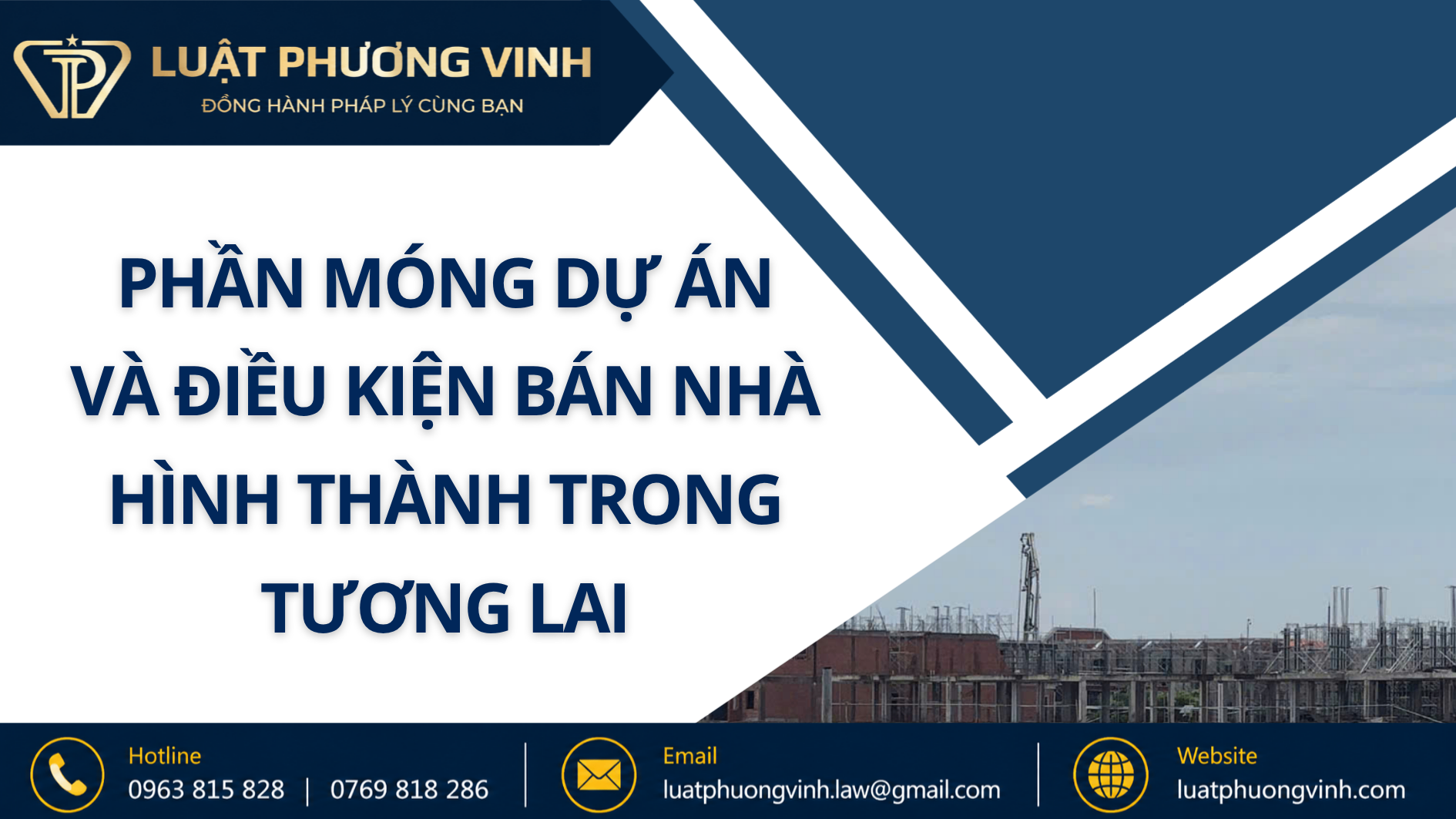 Phần móng dự án và điều kiện bán nhà hình thành trong tương lai