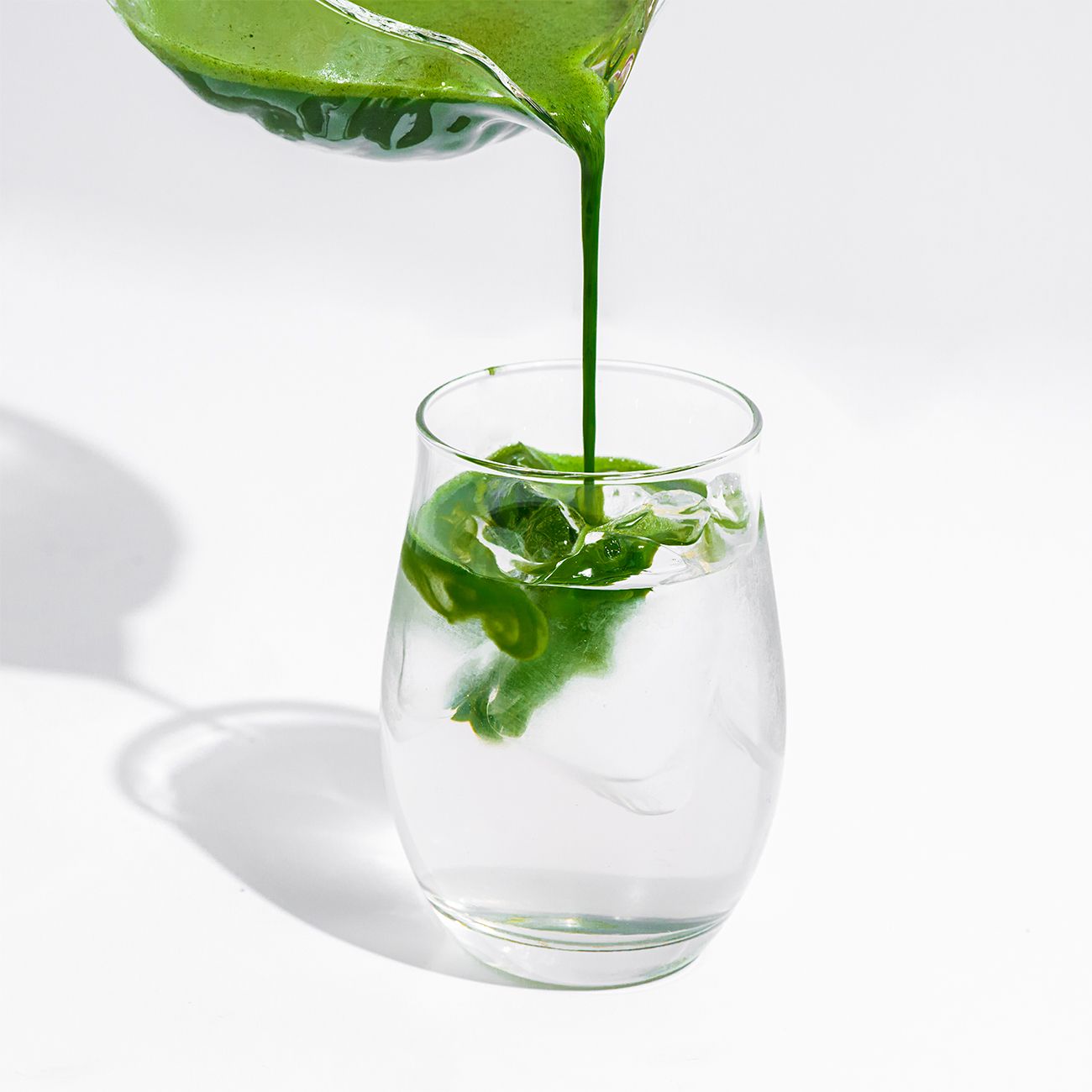 Pour over coconut water