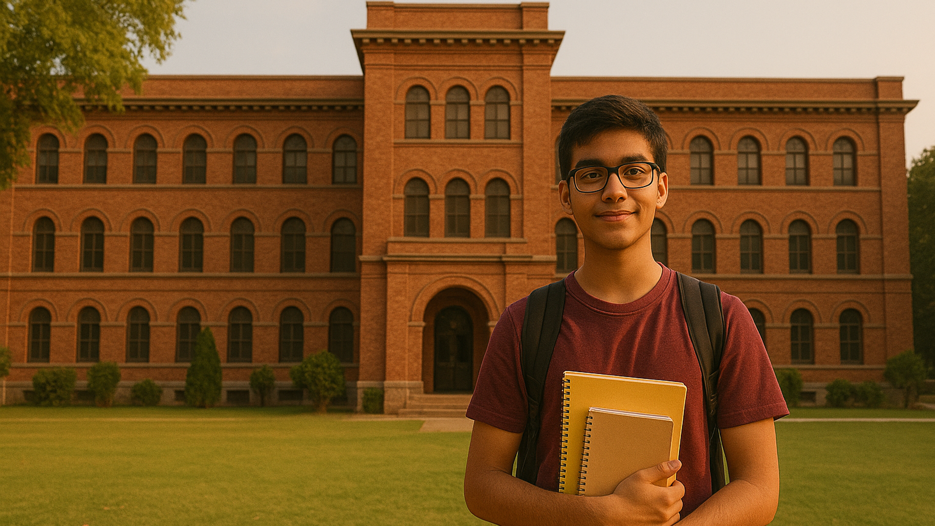 Tamil Nadu Class 12 student comparing Tier 1 and Tier 2 engineering college brochures at a study table, looking confused about placements and ROI.