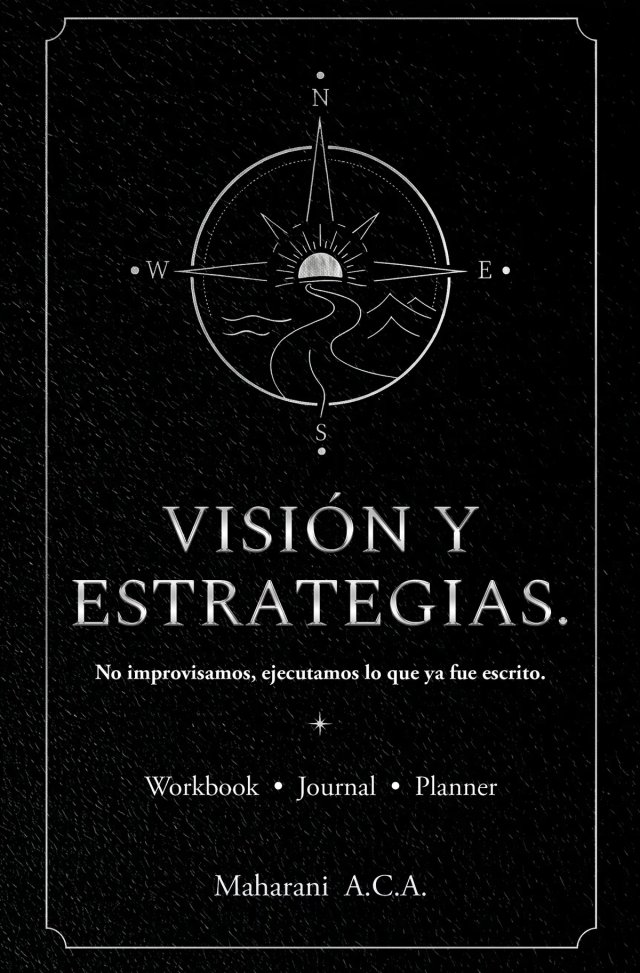 Visión y Estrategias by Maharani A.C.A., book cover design