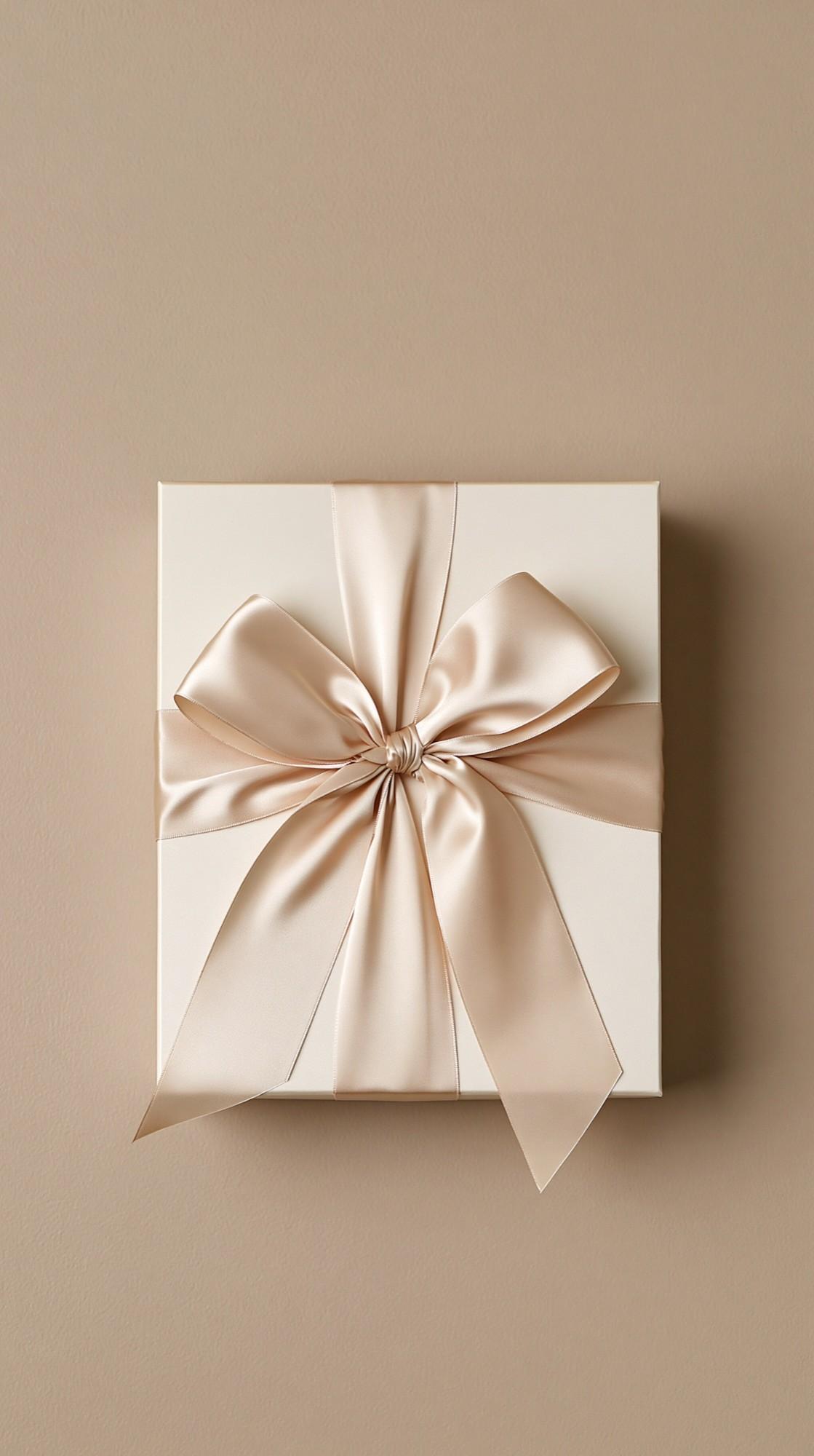 A wrapped gift box