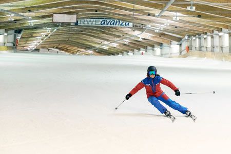 Kostenloser Skikurs für Kids auf der Halde