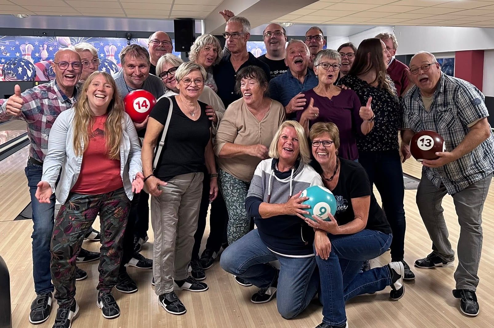 Jedes Jahr mehr beim Bowling - die Gruppe wächst ....