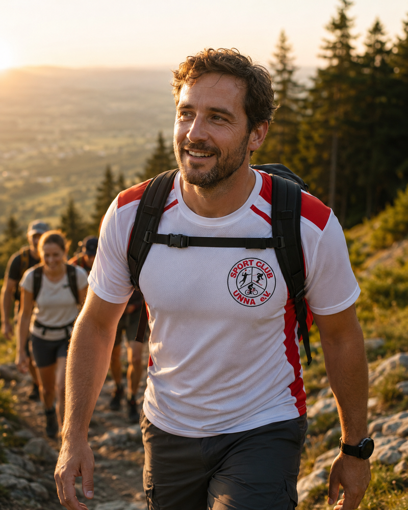 Wandern im SC-Unna-Dress