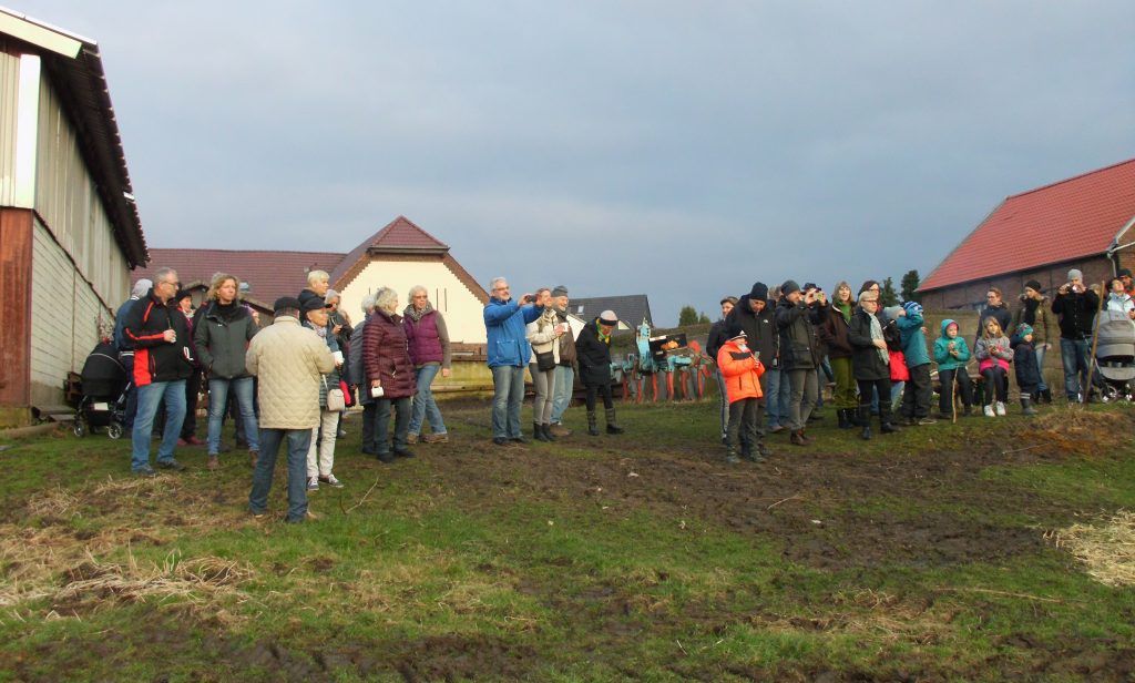 120 Besucher beim Osterfeuer des Ski-Clubs 2018