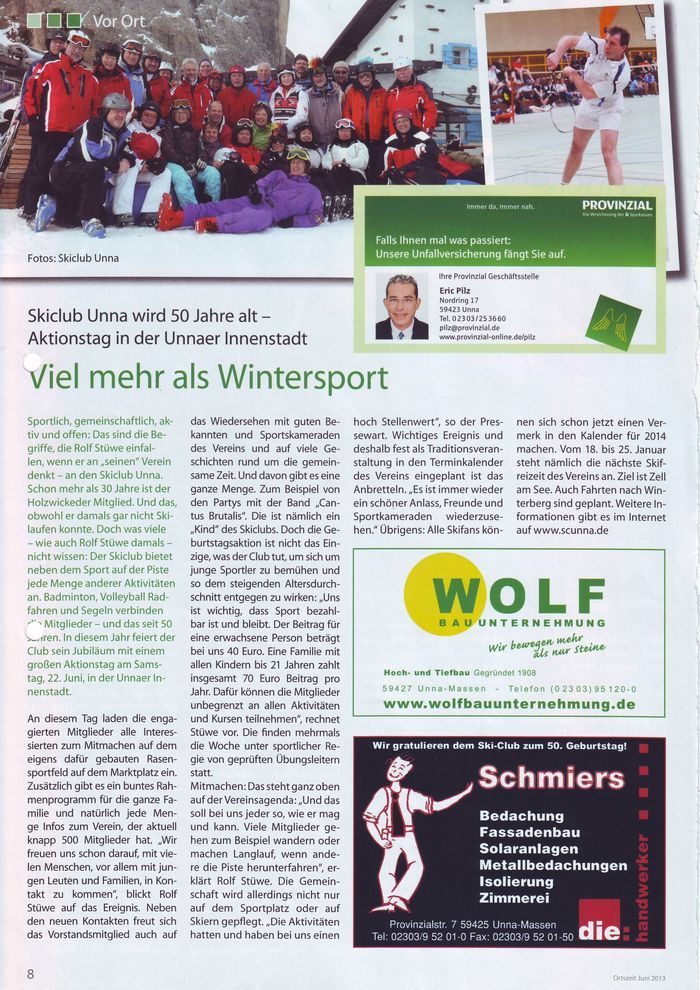 50 Jahre Ski Club Unna
