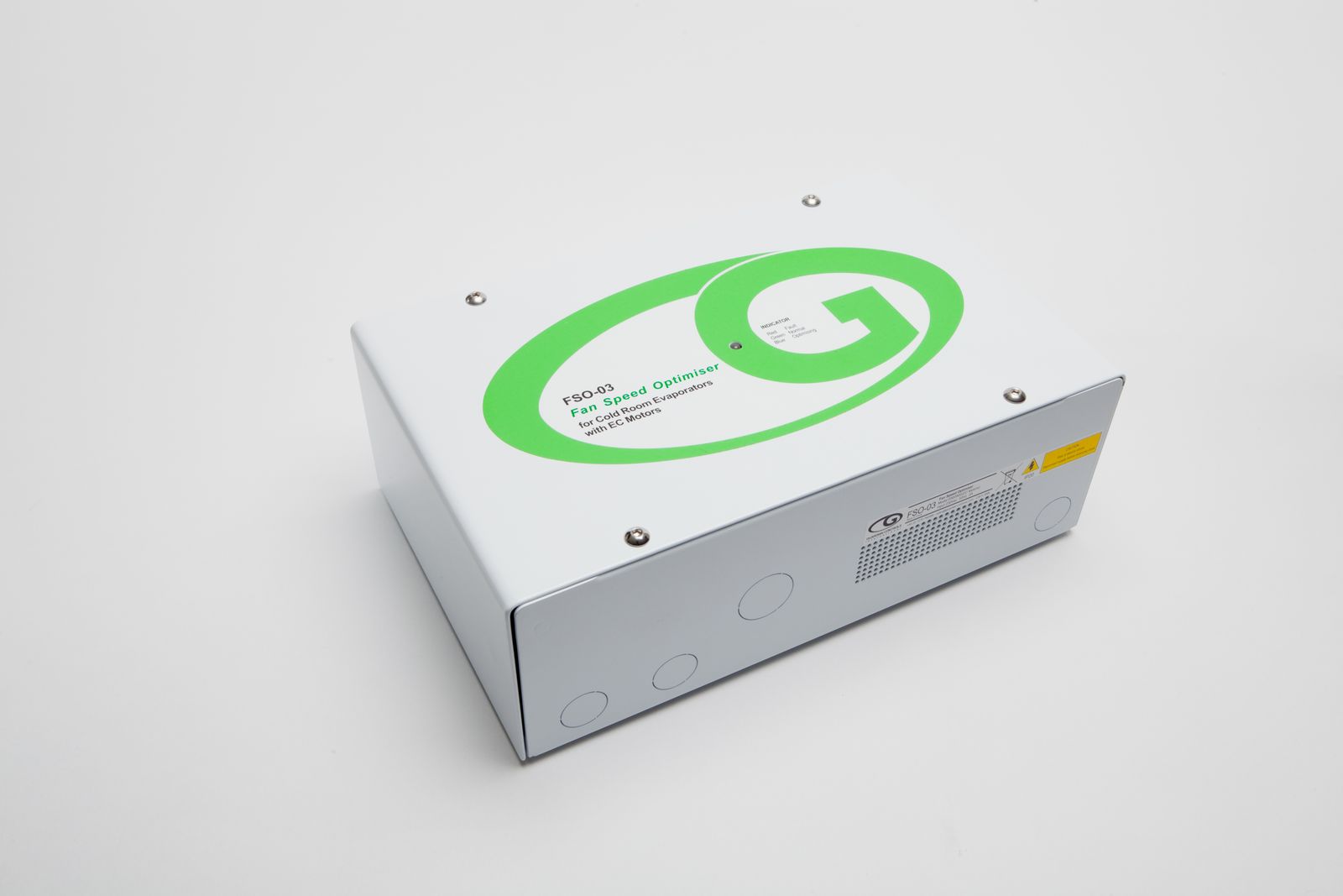 Fan Speed Optimizer installed in a grocery store