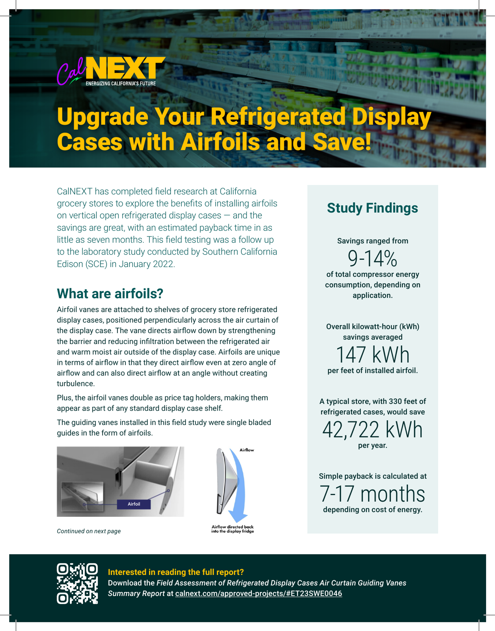 CalNEXT Aerofoil field study — page 1
