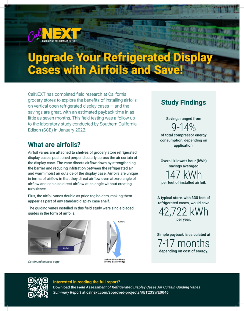 CalNEXT Aerofoil field study — page 1